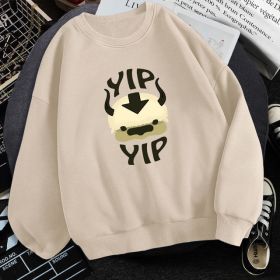 Man New Fleece Sweatshirts Avatar The Last Airbender (Option: Beige-XL)