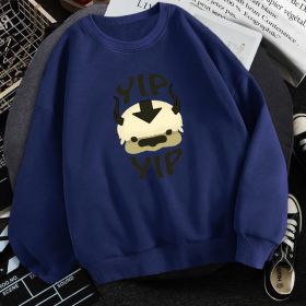 Man New Fleece Sweatshirts Avatar The Last Airbender (Option: Dark Blue-XL)